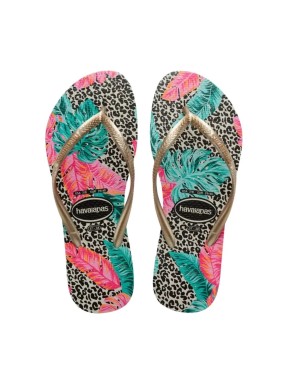 Havaianas Slim Animal Floral Flip Flops